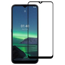 3D Edzett üveg Nokia 1.4 fekete