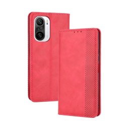 BUSINESS pénztárcavédő Xiaomi Poco F3 piros