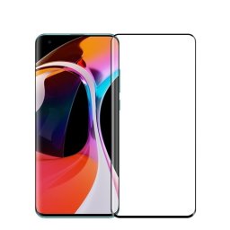 3D edzett üveg Xiaomi Mi 10 fekete