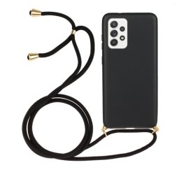ROPE Huzat zsinórral Samsung Galaxy A52 / A52 5G / A52s fekete