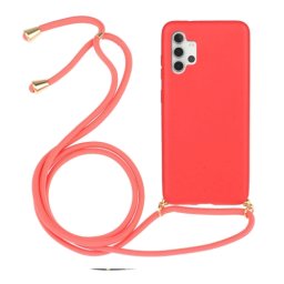 ROPE Huzat zsinórral Samsung Galaxy A32 5G / M32 5G piros