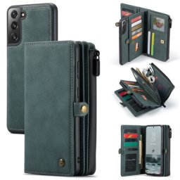 WALLET Védőtok pénztárcával 2 az 1-ben Samsung Galaxy S21 FE 5G kék