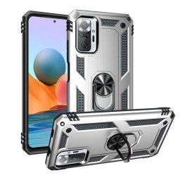 RING Védőburkolat Xiaomi Redmi Note 10 Pro ezüst