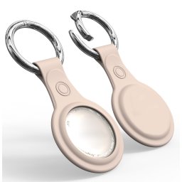 Apple AirTag bézs tok
