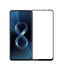3D Edzett üveg Asus ZenFone 8 (ZS590KS) fekete