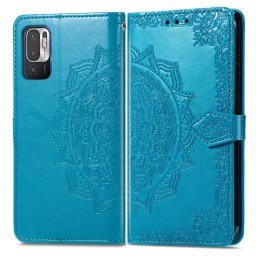ART Wallet tok Xiaomi Redmi Note 10 5G / Poco M3 Pro ORNAMENT kék