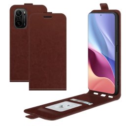 Flip tok Xiaomi Poco F3 barna