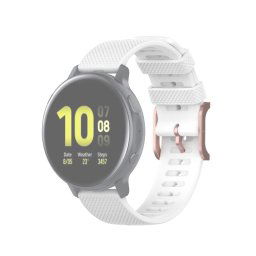 Szíj Samsung Galaxy Active 3 / Active 2 (20mm) fehér