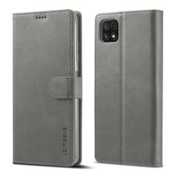 IMEEKE Wallet tok Samsung Galaxy A22 5G szürke