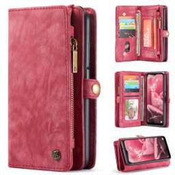 WALLET pénztárcával 2 az 1-ben Samsung Galaxy A12 / M12 piros