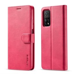 IMEEKE Wallet tok Xiaomi Redmi Note 10 5G / Poco M3 Pro rózsaszín