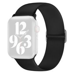 Elasztikus szíj Apple Watch 9 / 8 / 7 (45mm) / 6 / SE / 5/4 (44 mm) / 3/2/1 (42 mm) fekete