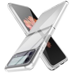 Műanyag védőburkolat Samsung Galaxy Z Flip 3 5G átlátszó