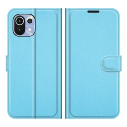 LITCHI védőburkolat Xiaomi Mi 11 Lite / 11 Lite 5G / 11 Lite NE 5G kék