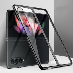 GKK PHANTOM Védőburkolat Samsung Galaxy Z Fold 3 5G átlátszó-fekete