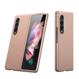 GKK Műanyag borítás Samsung Galaxy Z Fold 3 5G rózsaszín arany