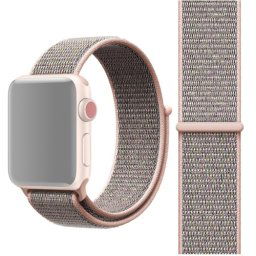 NYLON Apple Watch szíj 9 / 8 / 7 (45mm) / 6 / SE / 5/4 (44 mm) / 3/2/1 (42 mm) rózsaszín