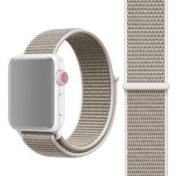 NYLON szíj Apple Watch 9 / 8 / 7 (45mm) / 6 / SE / 5/4 (44 mm) / 3/2/1 (42 mm) szürke