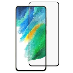 3D Edzett üveg Samsung Galaxy S21 FE 5G fekete