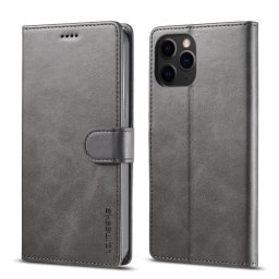 IMEEKE Wallet tok Apple iPhone 13 Pro Max szürke