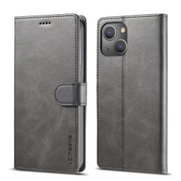 IMEEKE Wallet tok Apple iPhone 13 mini szürke