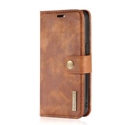 DG.MING Wallet tok 2 Apple iPhone 13 Pro barna