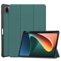 LEATHER Flip esetben Xiaomi Pad 5 / Xiaomi Pad 5 Pro zöld