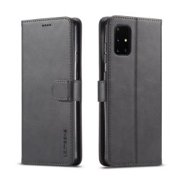 IMEEKE Wallet tok Samsung Galaxy A03s fekete