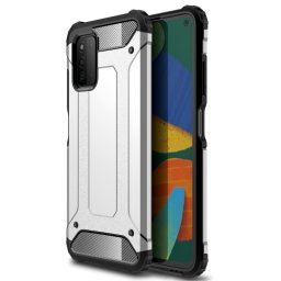 TOUGH Védőburkolat Samsung Galaxy A03s ezüst