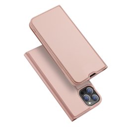DUX Pénztárca borító Apple iPhone 13 Pro Max rózsaszín