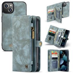WALLET Védőtok pénztárcával 2 az 1-ben Apple iPhone 13 mini kék telefonhoz