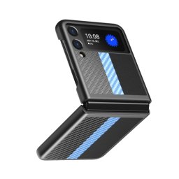 CARBON Védőburkolat Samsung Galaxy Z Flip 3 5G világoskék