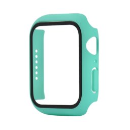 Műanyag borítás védőüveggel Apple Watch 6 / SE / 5/4 (44mm) zöld