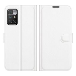 LITCHI Védő fedezésére Xiaomi Redmi 10 / Redmi 10 2022 fehér