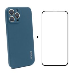 ENKAY tok + 3D üveg Apple iPhone 13 Pro kék