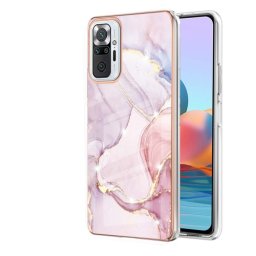 IMD MARBLE Védőburkolat Xiaomi Redmi Note 10 Pro ROSE GOLD