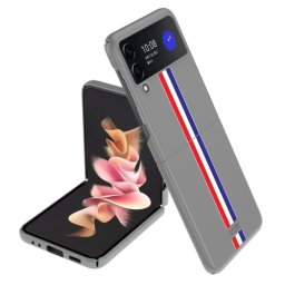 GKK STRIPES Védőburkolat Samsung Galaxy Z Flip 3 5G szürke