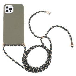ROPE Huzat zsinórral Apple iPhone 13 Pro Max sötétzöld