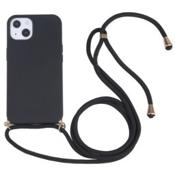 ROPE Huzat zsinórral Apple iPhone 13 fekete