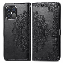 ART Pénztárca borító Apple iPhone 13 Pro ORNAMENT fekete