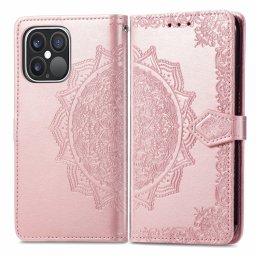 ART Pénztárca borító Apple iPhone 13 Pro ORNAMENT rózsaszín