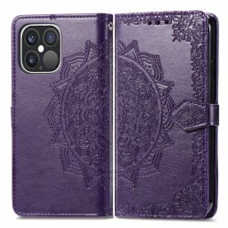 ART Pénztárca borító Apple iPhone 13 Pro ORNAMENT lila
