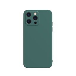 RUBBER Védőburkolat Apple iPhone 13 Pro sötétzöld