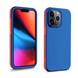 DUAL COLOR Tartós tok Apple iPhone 13 Pro Max kék