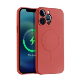 RUBBER MAGSAFE borító Apple iPhone 13 Pro Max piros