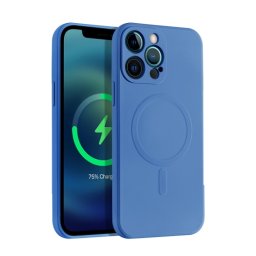 RUBBER MAGSAFE tok Apple iPhone 13 Pro Max sötétkék