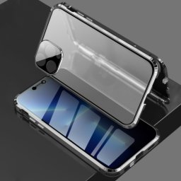 Mágneses tok 360 Apple iPhone 13 Pro Max fekete