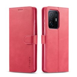 IMEEKE Wallet tok Xiaomi 11T / 11T Pro rózsaszín