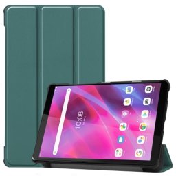 LEATHER Flip tok Lenovo Tab M8 (TB-8505F) / M8 3. generációs zöld