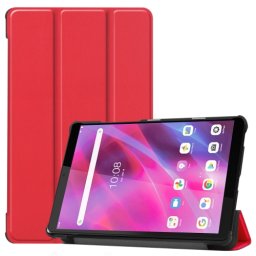 LEATHER Flip tok Lenovo Tab M8 (TB-8505F) / M8 3. generációs piros